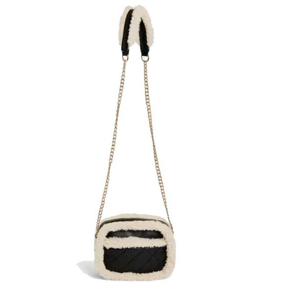 Sherpa Crossbody Purse - Picture 3 of 10